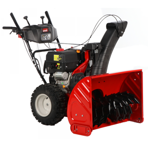 Fraise à neige thermique MTD OPTIMA ME 76. Moteur 4 temps SnowThorX 90 OHV de 375cm3 - Publicité