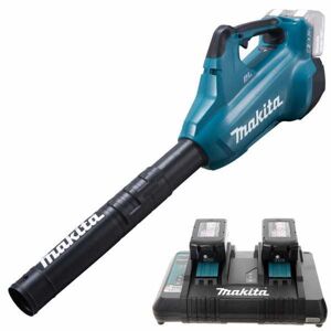 Makita Souffleur électrique à batterie Makita DUB362Z - avec 2 batteries au lithium 18v 5ah - corps mécanique