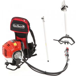 GeoTech Élagueuse thermique à dos 2 temps GeoTech GT-2 52 BP avec perche de rallonge - 52 cm3