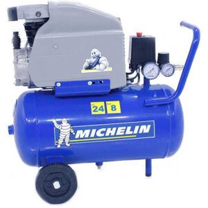 Michelin MB 24 - Compresseur électrique sur chariot - Moteur 2 CV - 24 L - Air comprimé