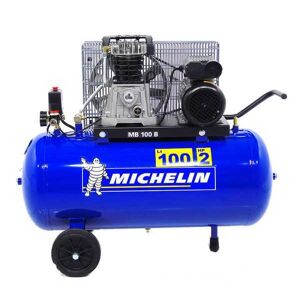 Michelin MB 100 B - Compresseur d'air électrique à courroie - Moteur 2 CV - 100 L - Publicité