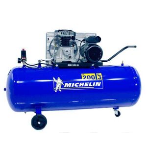 Michelin MB 200 3B - Compresseur d'air électrique à courroie - Moteur 3 CV - 200 L - Publicité