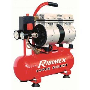 Ribimex Compresseur 0,75cv silencieux sur cuve 6 litres