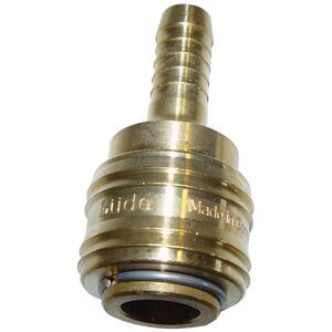 GÜDE Raccord rapide avec raccord cannelé pour tuyau air comprimé 6 mm 41010