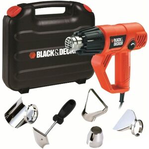 BLACK & DECKER Black&amp;Decker KX2001K Décapeur thermique filaire 2000W 50-450/90-600°C, valise