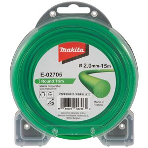 Makita E-02705 Bobines de fil rond &#039;&#039;Round Trim&#039;&#039; 2,0mmx15m