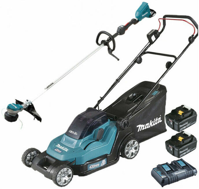 MAKITA Pack Makita 36V Jardin: tondeuse 43cm DLM432 + débroussailleuse DUR368L