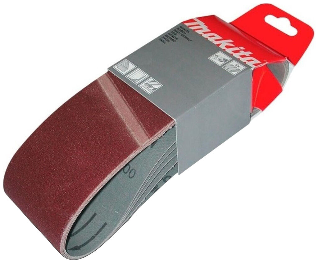 Makita P-37194 Bandes abrasives 76x533mm K80, 5Qté ,9903