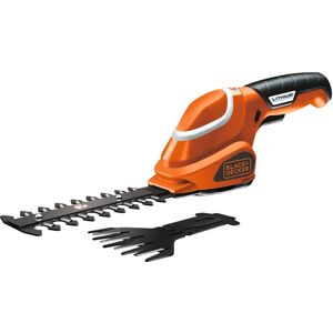 Black & Decker Forbici taglia erba ad una mano  Kit cesoia sfoltirami 7.0V 1 batteria inclusa