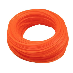 Filo In Nylon Per Decespugliatore Terminator 15 Mt Filo Quadro Arancione