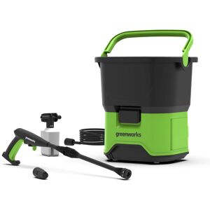 Greenworks 5104607 idropulitrice Verticale Batteria 300 l/h Nero, Verde [5104607]