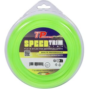 Tp FILO NYLON PER DECESPUGLIATORE  Ø 3 mm 60 m SEZIONE TONDA