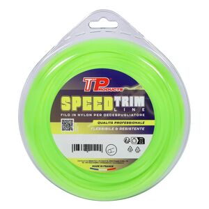 Tp FILO NYLON PER DECESPUGLIATORE  Ø 2,4 mm 90 m SEZIONE TONDA