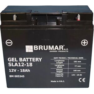 Tecnomat BATTERIA PER TRATTORINO AL GEL 18 A L180xH167xP76 mm PESO 5,2 kg