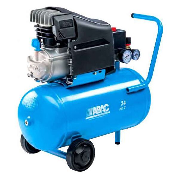 abac 1129100021 compressore aria compressa capacità 24 lt 2 hp pressione max 10 bar - 1129100021 pole position l20