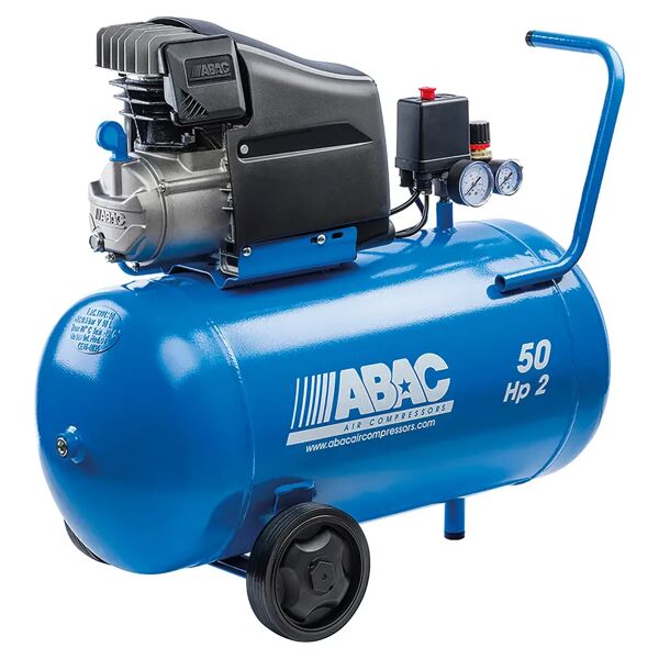 abac compressore 50 l  2 hp montecarlo l20 1500 w pressione 10 bar aria aspirata 220 l/min