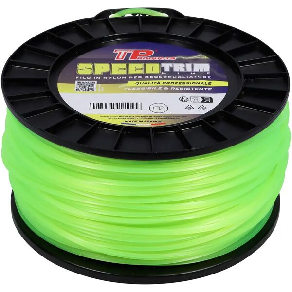 tp filo nylon per decespugliatore  Ø 4 mm 100 m sezione quadra in bobina