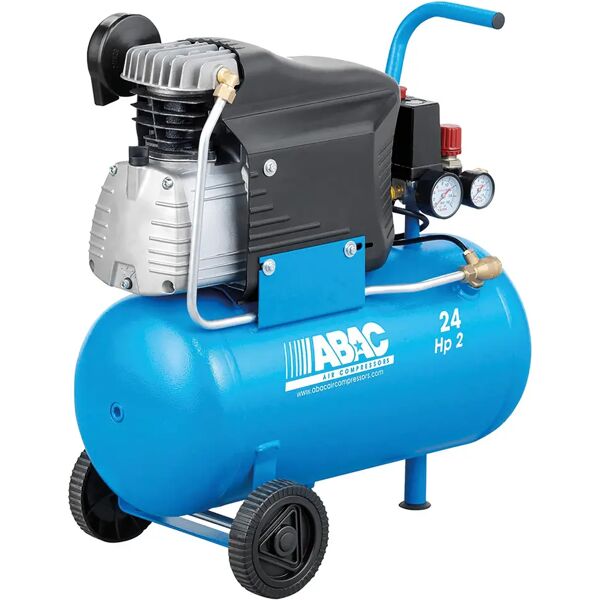 abac compressore 24 l  2hp pole position l20 1500 w pressione 10 bar aria aspirata 220 l/min