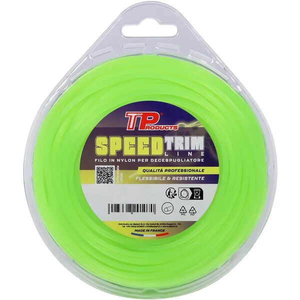 tp filo nylon per decespugliatore  Ø 1,6 mm 15 m sezione tonda