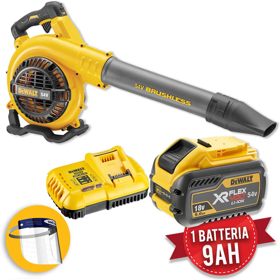 DeWalt DCM572X1-QW, soffiatore a batteria 54V 9Ah XR FLEXVOLT