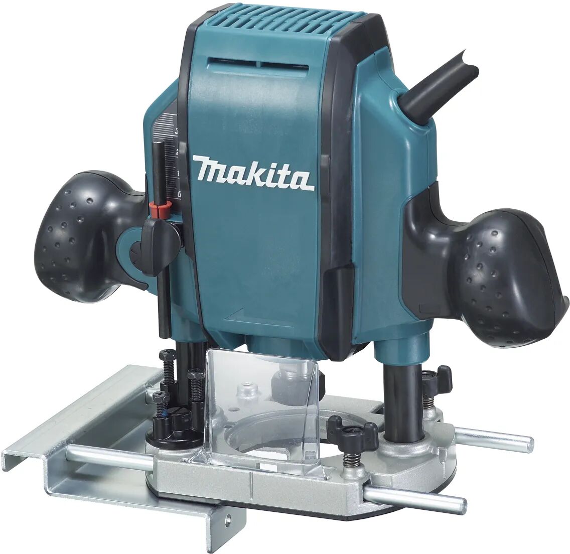 Makita Router  RP0900J fresa verticale e tagliabordi Nero, Blu 900 W [RP0900J]