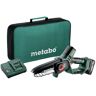 Metabo MS 18 LTX 15 18V Li-ion Accu Snoeizaag Set In Tas (1x 2,0Ah) - 150 Mm