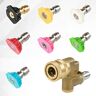 SENRISE Pressure Washer Nozzles  7 STKS Power Washer Spray Nozzle Lange Bereik Lange Range Nozzle met 1/4 "Quick Connecting Pivoting Coupler