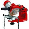 Einhell Kettingslijper GC-CS 235 E (235 W, 3.000 min-1, kettingspanner, slijpschijf, verlichting, draaibare slijpkop, dieptebegrenzer) Slijpkop, dieptebegrenzer), Rood