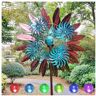 LHCXKJGS 84 inch Garden Spinners, Windspinner Wind Spinner Dual Direction Extra Grote Wind Spinner