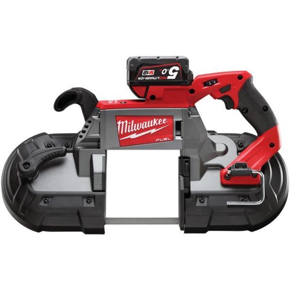 Milwaukee M18 CBS125-502C Båndsag med batteri og lader