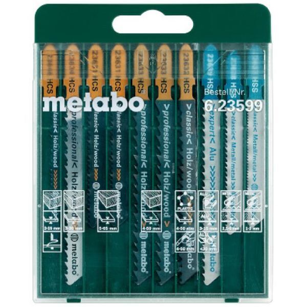 Metabo 623599000 Stikksagbladsett 10 deler