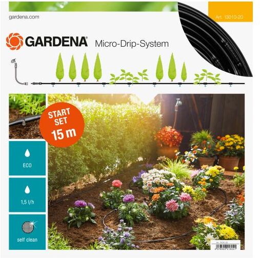 Gardena Micro-Drip-System Startpakke for beplantede flater