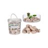 Ibergarden Pedras Decorativas Castanho Pedra 2 kg