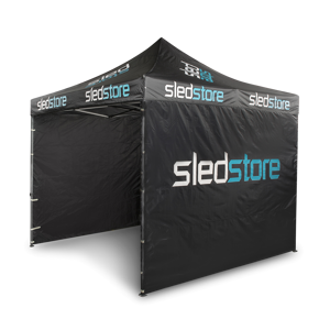 SLEDSTORE Depåtält  Easy-Up 3x3m MED VÄGGAR