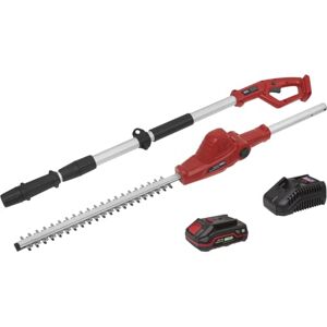 Sealey 20V 2Ah SV20 Series Telescopic Cordless Hedge Trimmer Kit CP20VTP01