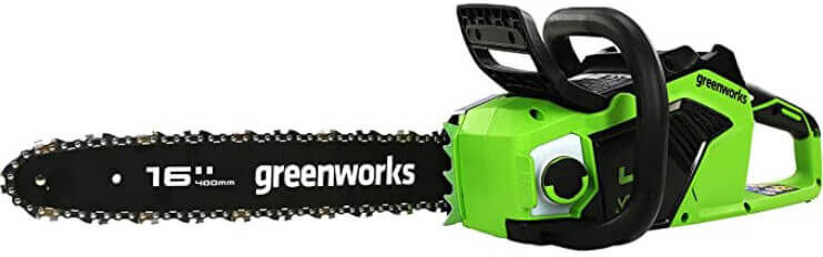 Greenworks GD40CS18 40v Cordless Brushless Chainsaw 400mm No Batteries No Charger