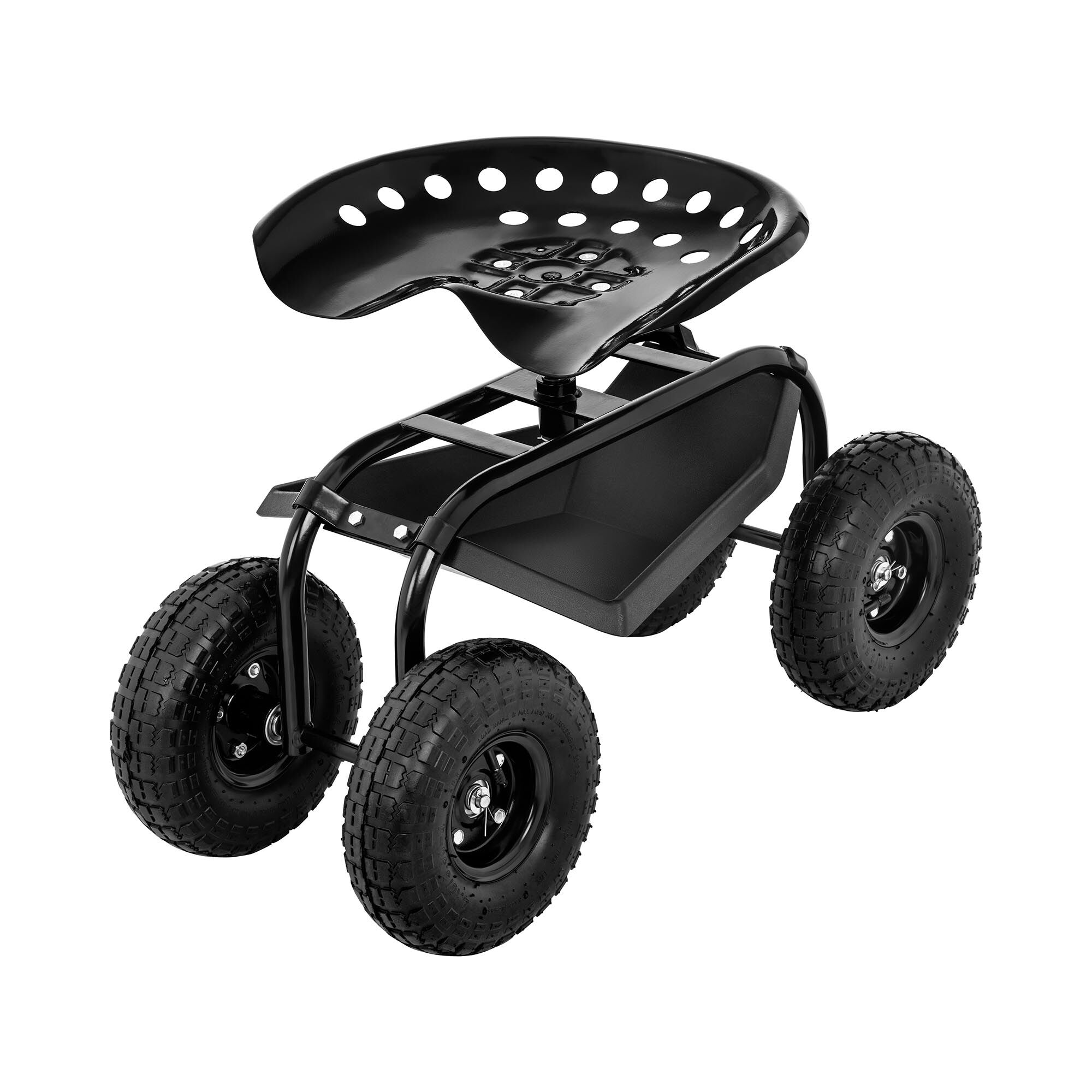 hillvert Garden Seat with Wheels - 150 kg HT-RUNDLE-4