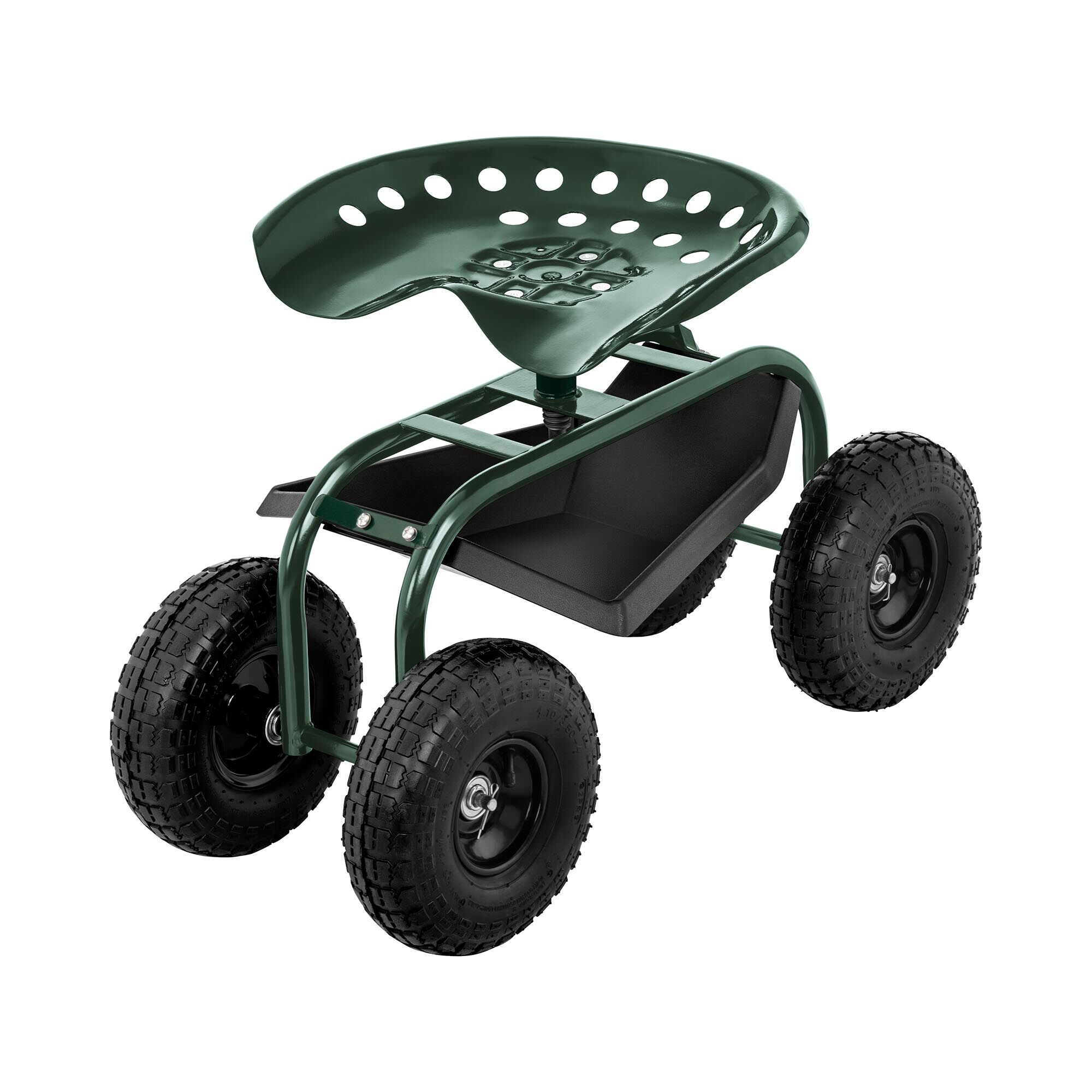 hillvert Garden Seat with Wheels - 150 kg - height-adjustable HT-RUNDLE-10