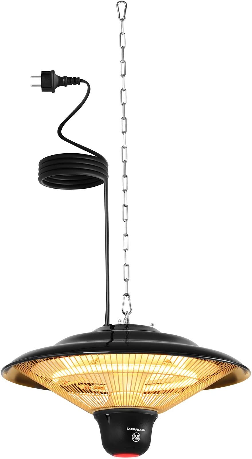 Uniprodo Wisząca lampa grzewcza / Hanging heating lamp / Hängende Heizlampe UNI_HEATER_06