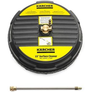 Karcher 15 in. Universal Surface Cleaner Attachment for Gas Power Pressure Washers Rated 2600-3200 PSI - 1/4 in. Quick-Connect