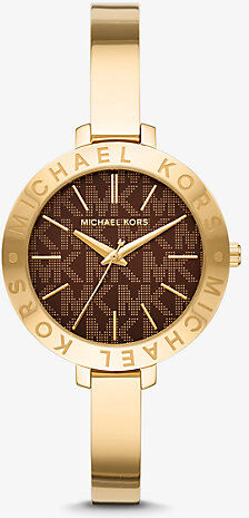 Michael Kors MK Jaryn Gold-Tone and Logo Watch - Gold