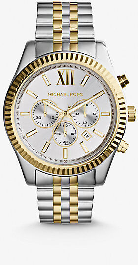 Michael Kors MK Oversized Lexington Two-Tone Watch - Two Tone