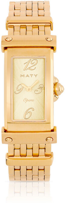 MATY OPERA OUTLET -Montre OpÃ©ra femme acier dorÃ©