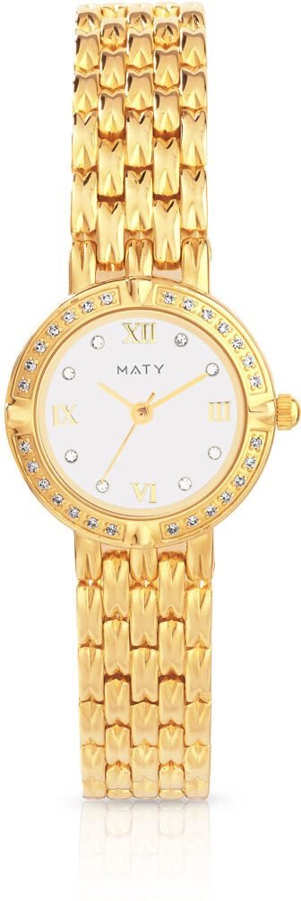 MATY Montre femme bracelet mÃ©tal plaquÃ©- MATY