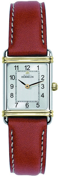 MICHEL HERBELIN Montre Michel Herbelin femme acier cuir marron- MATY