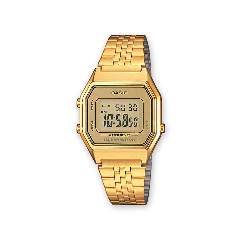 Casio montre Casio femme acier dorÃ©