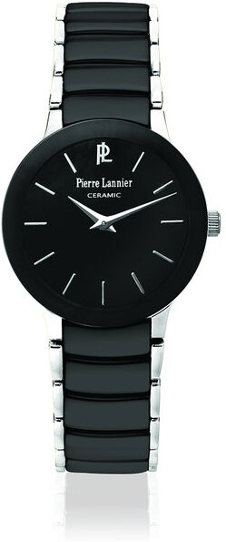 PIERRE LANNIER Montre Pierre Lannier femme acier cÃ©ramique noire- MATY