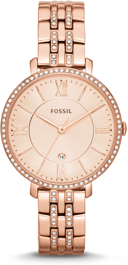 FOSSIL Montre Fossil femme acier dorÃ© rose cristaux- MATY