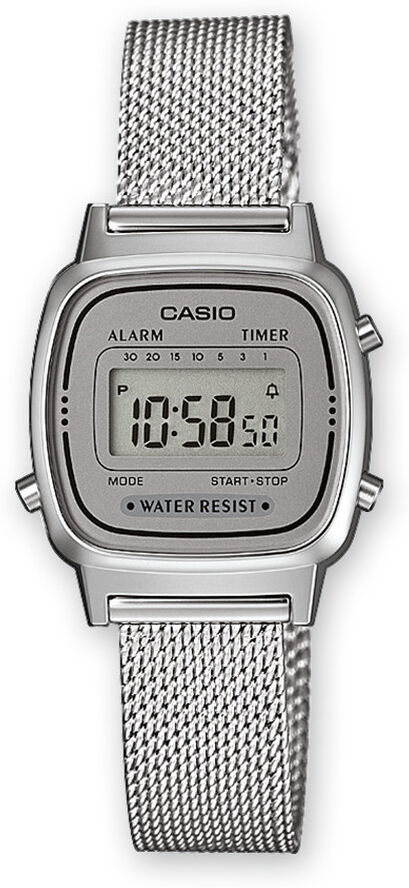 Casio Montre Casio femme digitale mÃ©tal milanais- MATY