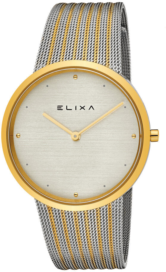 ELIXA Montre Elixa femme acier milanais bicolore- MATY